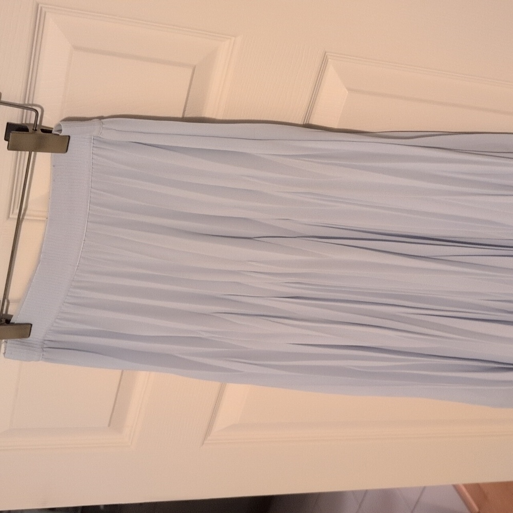 H&M Soft Blue Maxi Skirt